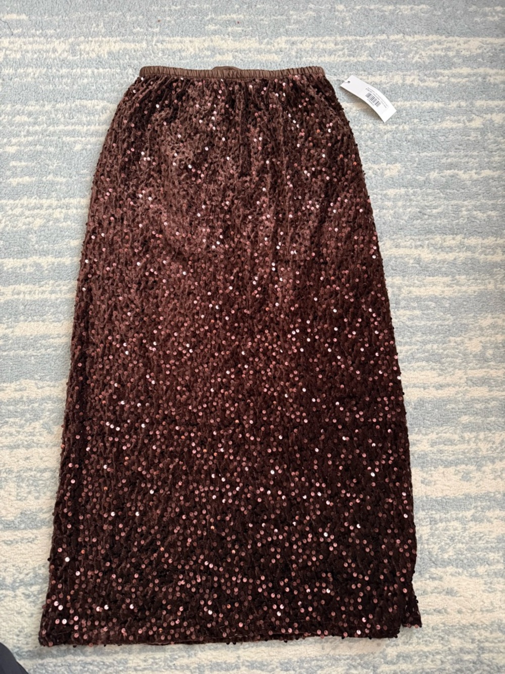 Olive and Bette’s High Waisted Sequin Midi Skirt - Picture 2 of 4